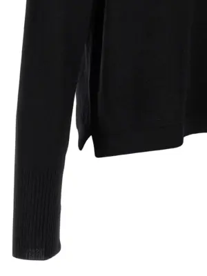 Wool sweater 100% virgin wool MA'RY'YA Black