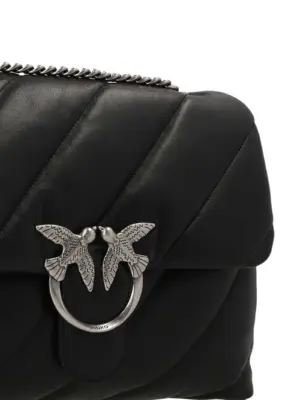 'Love classic puff' crossbody bag Woman PINKO Black