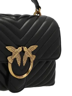 Hand Bag 'Big Lady Love Bag Puff Chevron' Woman PINKO Black