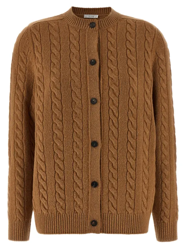 'Loneke' cardigan THE ROW Brown