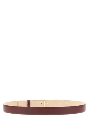 'Saddle' belt 10103763524 KHAITE Bordeaux