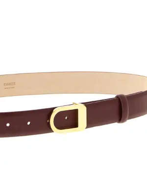 'Saddle' belt Woman KHAITE Bordeaux