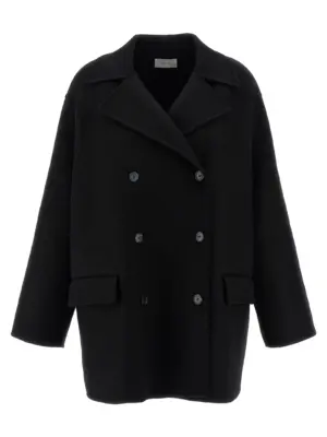 'Azuron' coat THE ROW Black