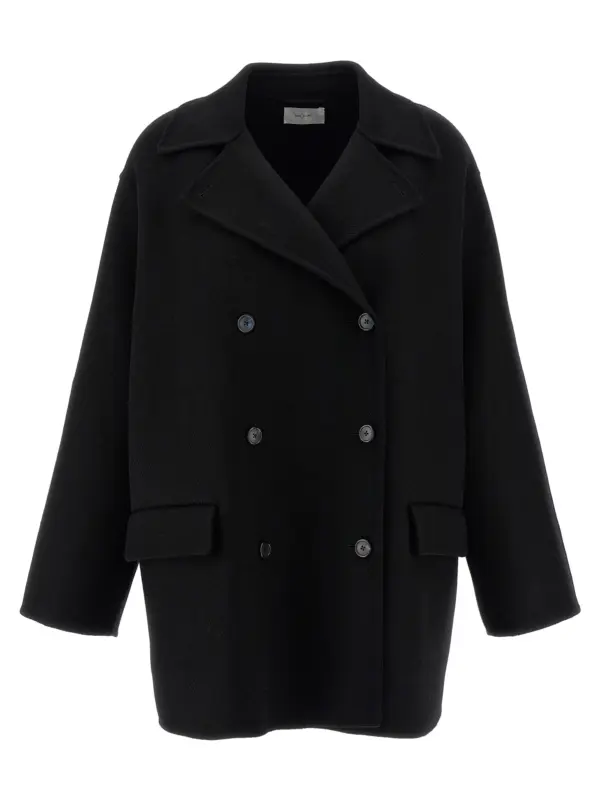 'Azuron' coat THE ROW Black