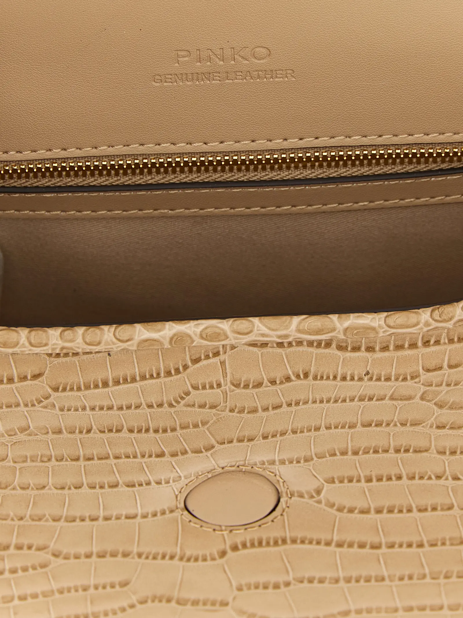 Міні сумка через плече Love Bag Box Pinko Бежева 4 'Love Bag Box' mini shoulder bag 100% goat leather (Capra Hircus Hircus) PINKO Beige