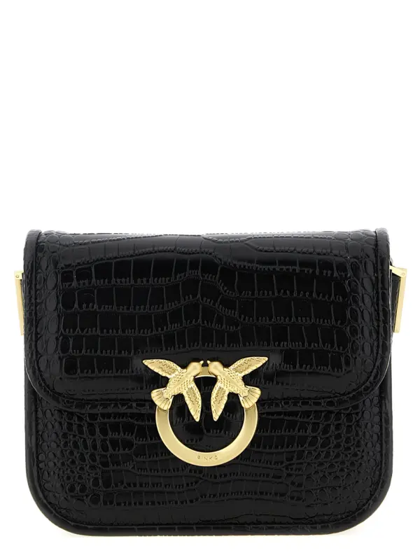 'Love Bag Box' mini shoulder bag PINKO Black
