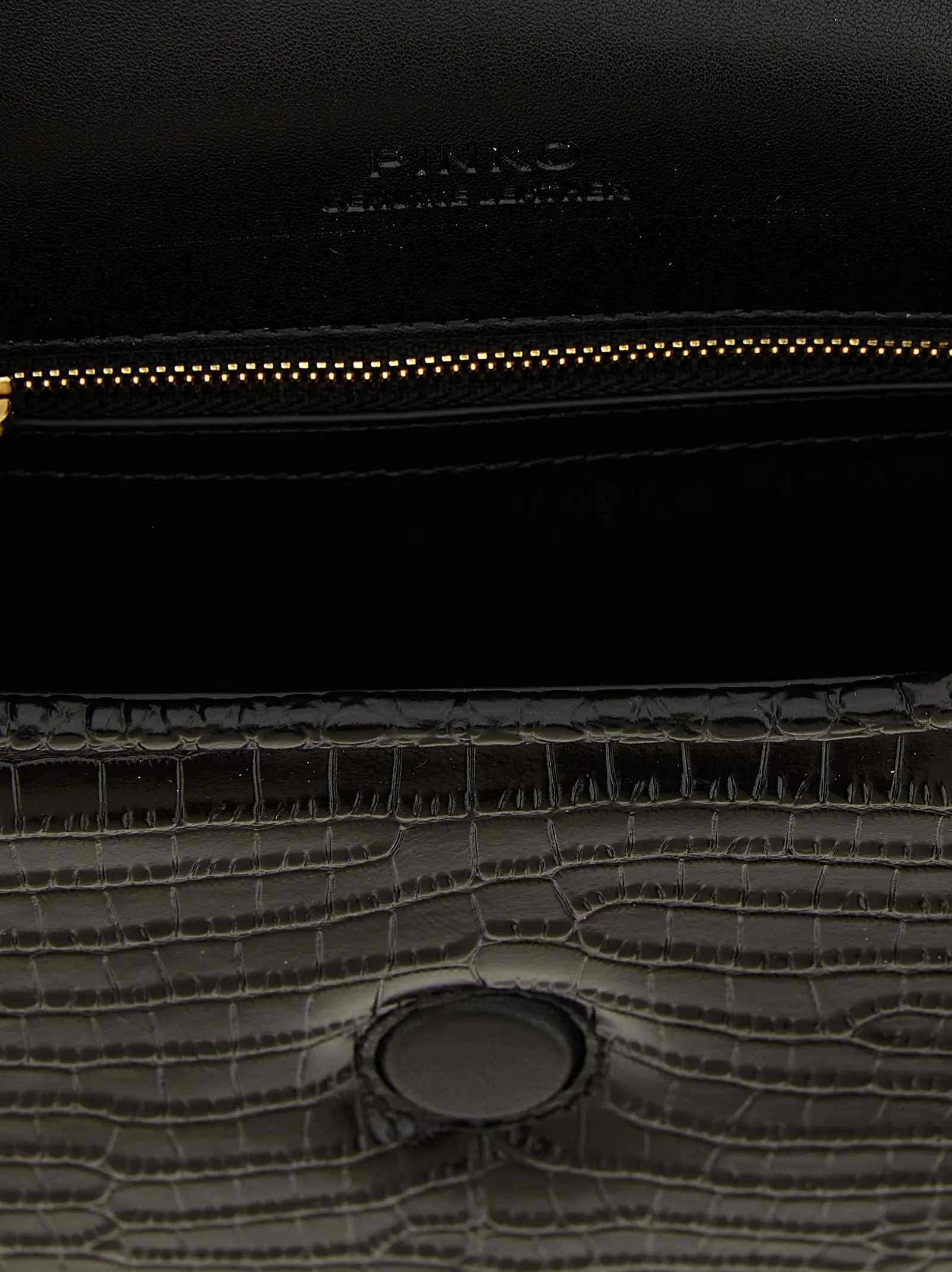 Міні сумка через плече Love Bag Box Pinko Чорна 4 'Love Bag Box' mini shoulder bag 100% goat leather (Capra Hircus Hircus) PINKO Black