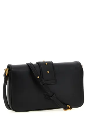 'Love One mini' crossbody bag Woman PINKO Black