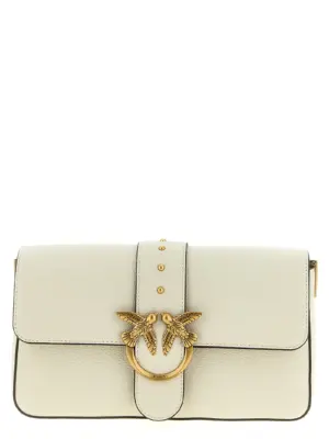 'Love One Classic' crossbody bag PINKO White