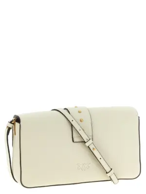 'Love One Classic' crossbody bag Woman PINKO White
