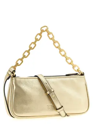 'Half Moon Baguette' mini crossbody bag 105069A2O9ZZLV PINKO Gold