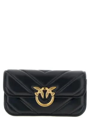 'Love Box Baguette' handbag PINKO Black