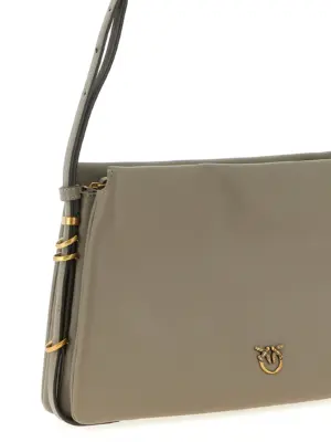 'Triplet' crossbody bag Woman PINKO Gray