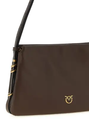 'Triplet' crossbody bag Woman PINKO Brown