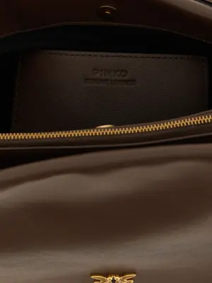 'Triplet' crossbody bag 100% calfskin leather (Bos Taurus) PINKO Brown