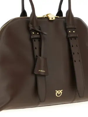 'Escape' maxi handbag Woman PINKO Brown