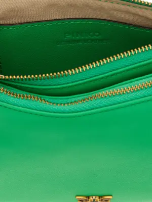 'Double' mini crossbody bag Fall Winter 2025/2026 PINKO Green