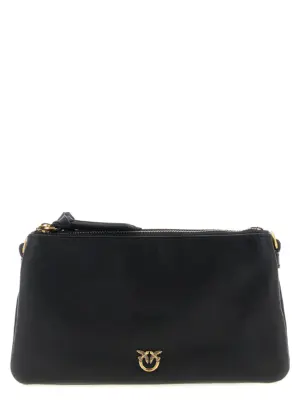 'Double' mini crossbody bag PINKO Black