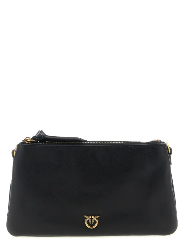 'Double' mini crossbody bag PINKO Black