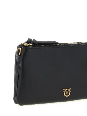 'Double' mini crossbody bag Woman PINKO Black