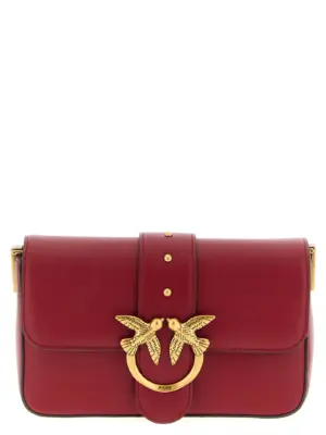 'Mini Love Slouchy' small shoulder bag PINKO Red