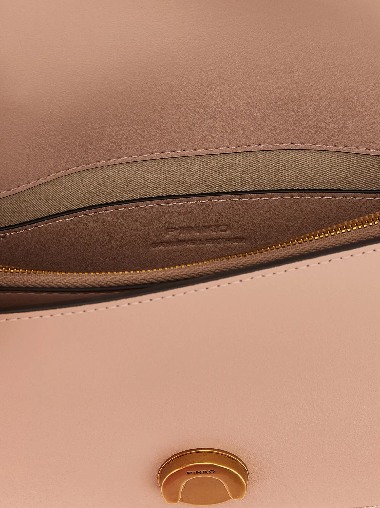 Сумка крос-боді Love One Mini Pinko Рожева 4 'Love One Mini' crossbody bag 100% calfskin leather (Bos Taurus) PINKO Pink