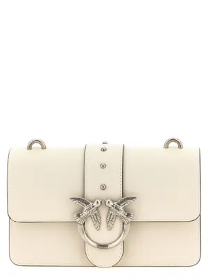 'Love One Mini' crossbody bag PINKO White