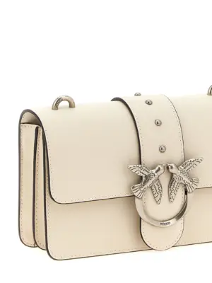 'Love One Mini' crossbody bag Woman PINKO White