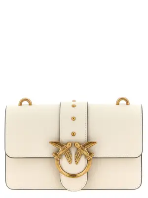 'Love One Mini' crossbody bag PINKO White