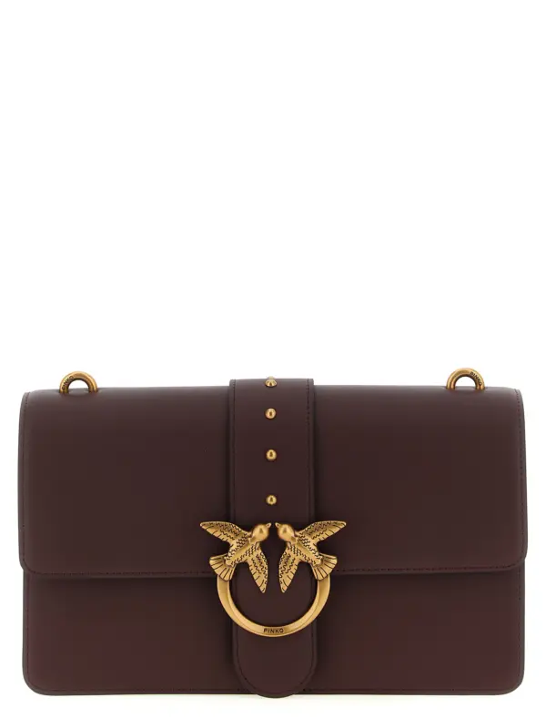 'Love One Classic' crossbody bag PINKO Brown