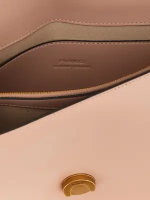 'Love One Classic' crossbody bag 100% goat leather (Capra Hircus Hircus) PINKO Pink