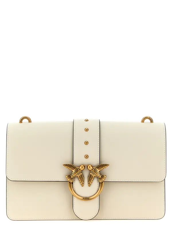 'Love One Classic' crossbody bag PINKO White