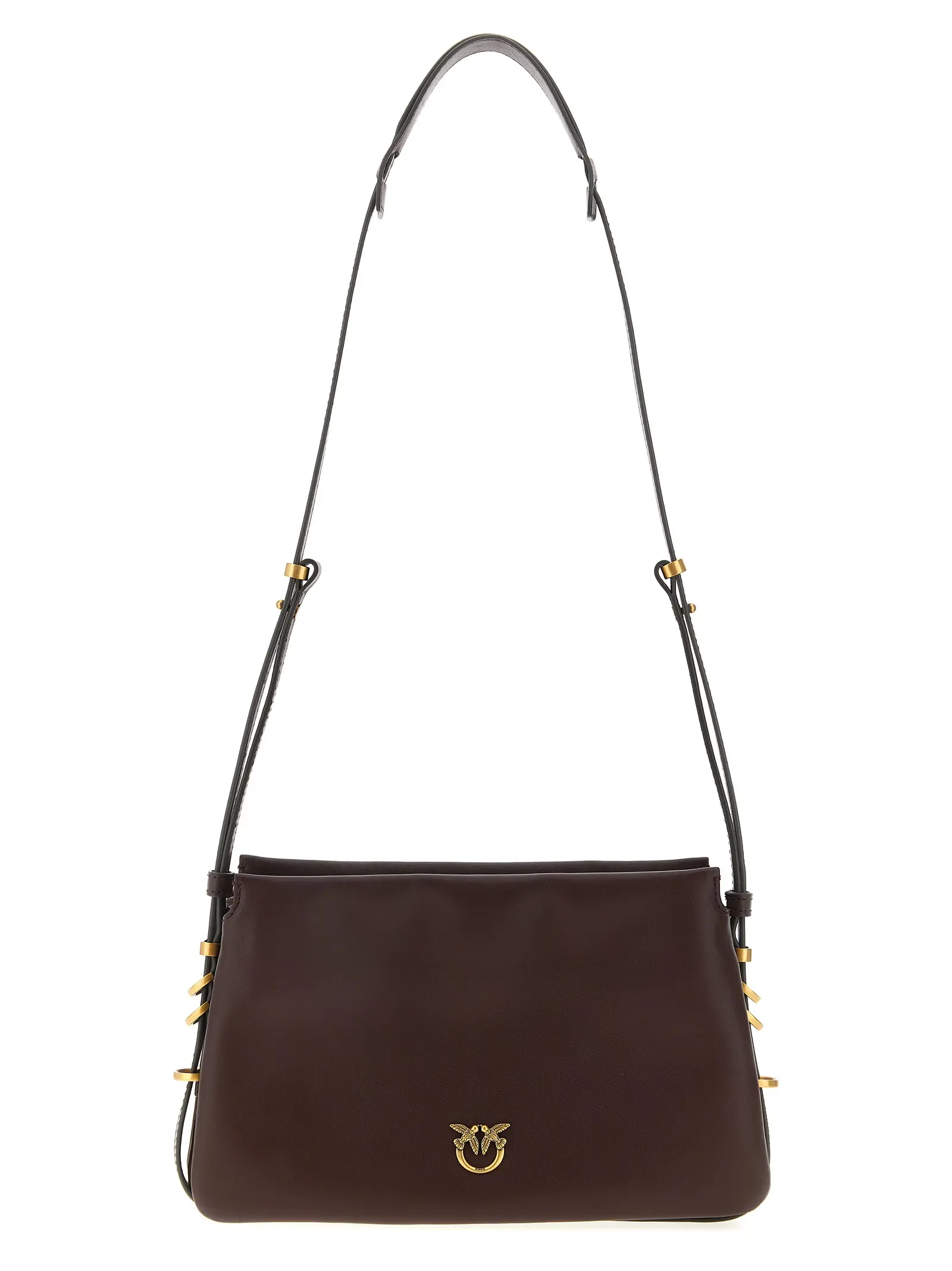 Міні сумка крос-боді Triplet Pinko Коричнева 1 'Triplet' mini crossbody bag PINKO Brown
