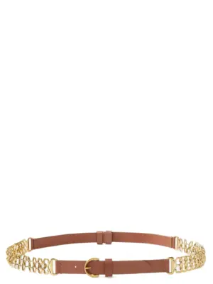 Chain insert belt PINKO Brown