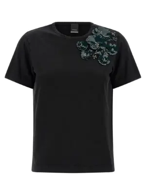 'Dominga' T-shirt PINKO Black