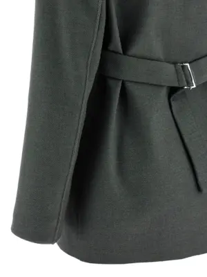 'Fausta' blazer 55% polyester 28% wool 15% acrylic 2% elastane PINKO Green