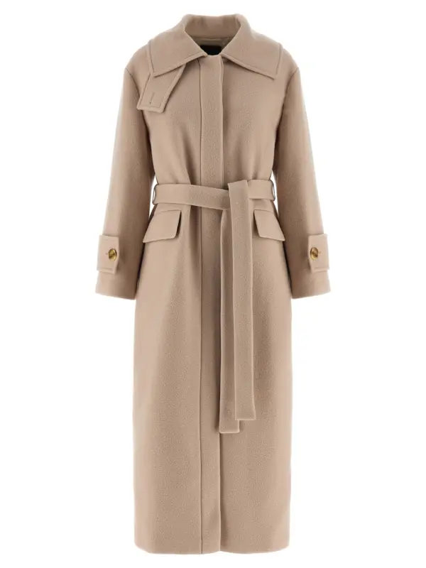 'Paquita' coat PINKO Beige