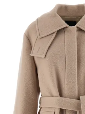 'Paquita' coat Woman PINKO Beige