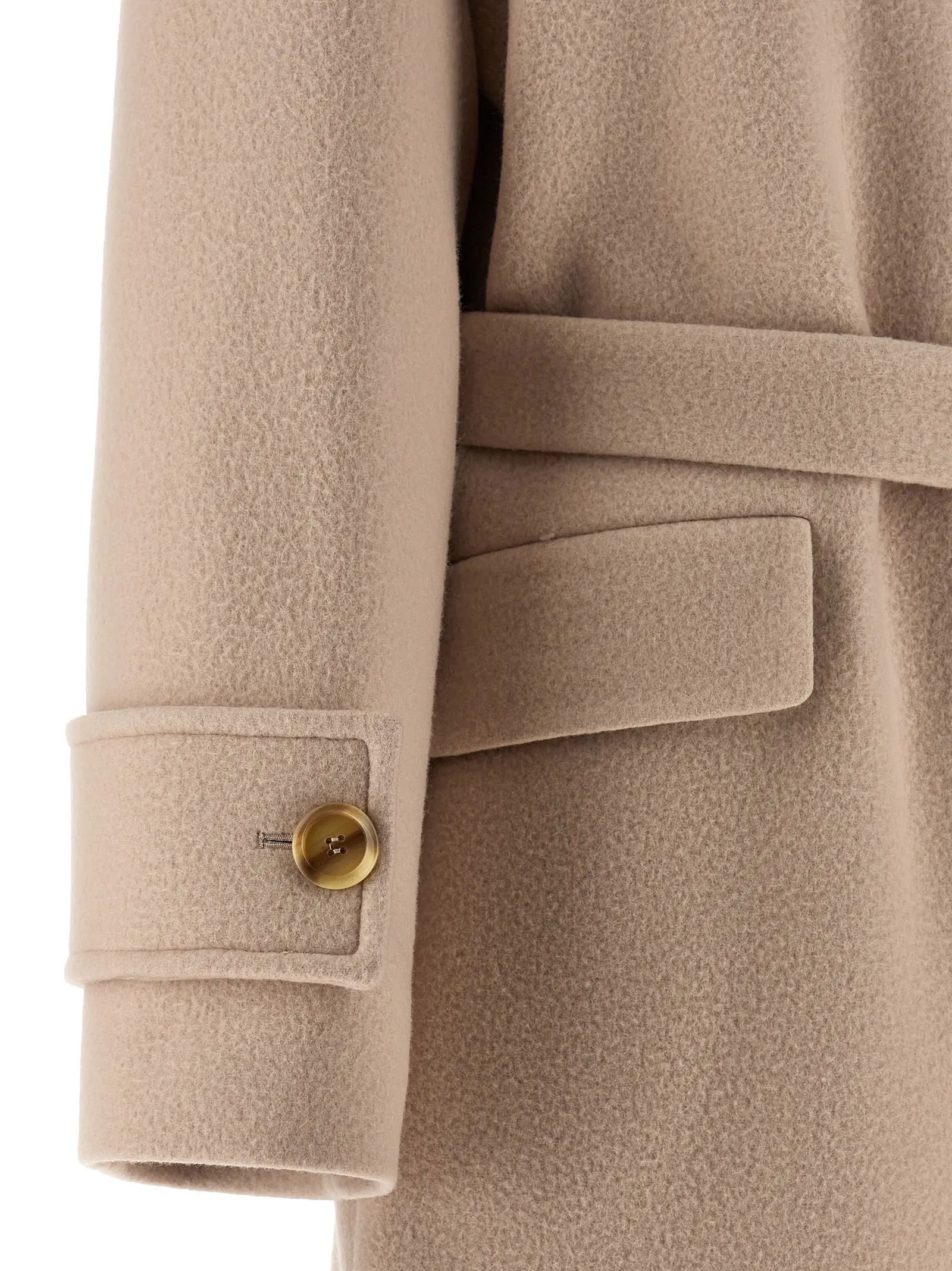 Пальто Paquita Pinko Бежеве 4 'Paquita' coat 100% polyamide PINKO Beige