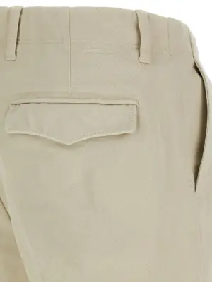 Cotton trousers 100% cotton INCOTEX Beige