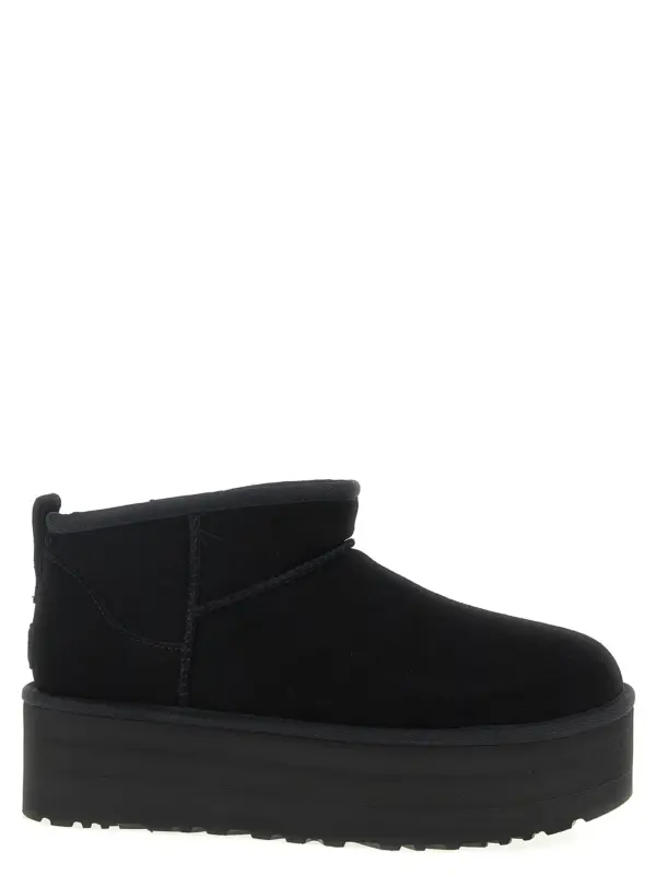 'Classic Ultra Mini Platform' ankle boots UGG Black