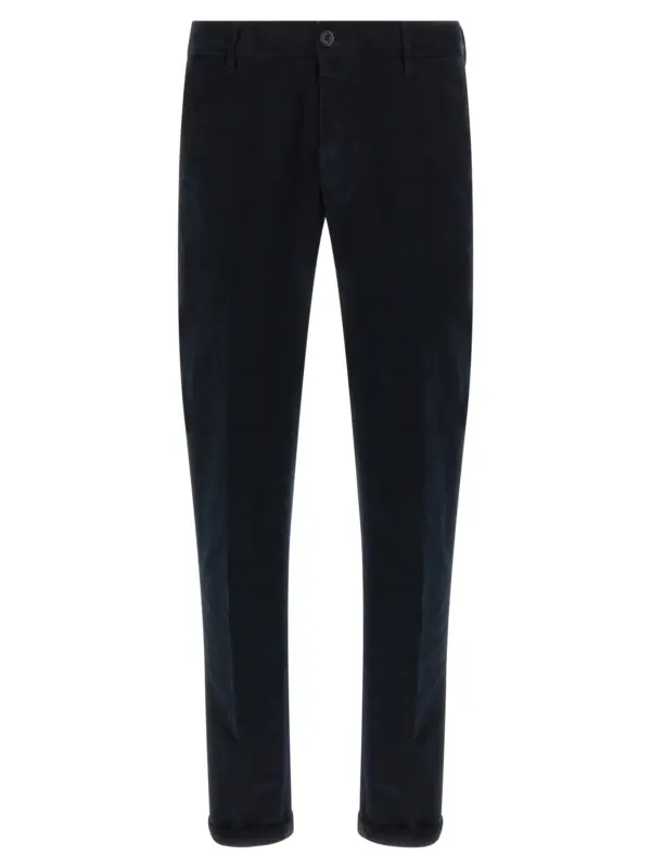 Velvet pants INCOTEX Blue