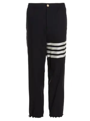 '4 Bar' trousers THOM BROWNE Blue