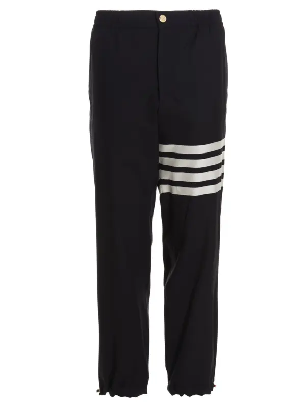 '4 Bar' trousers THOM BROWNE Blue
