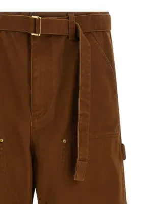 Sacai x Carhartt Wip capsule pants Man SACAI Brown