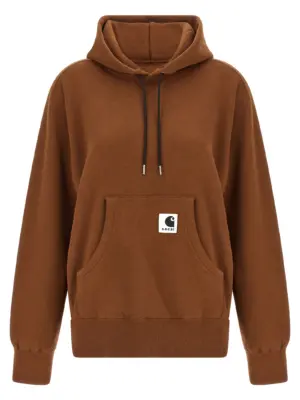 Sacai x Carhartt Wip capsule hoodie SACAI Brown