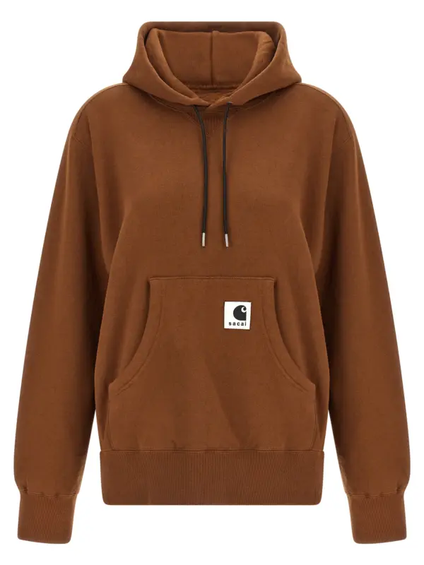 Sacai x Carhartt Wip capsule hoodie SACAI Brown