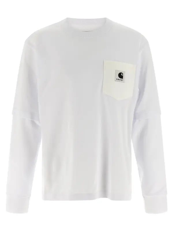 T-shirt capsule Sacai x Carhartt Wip SACAI White