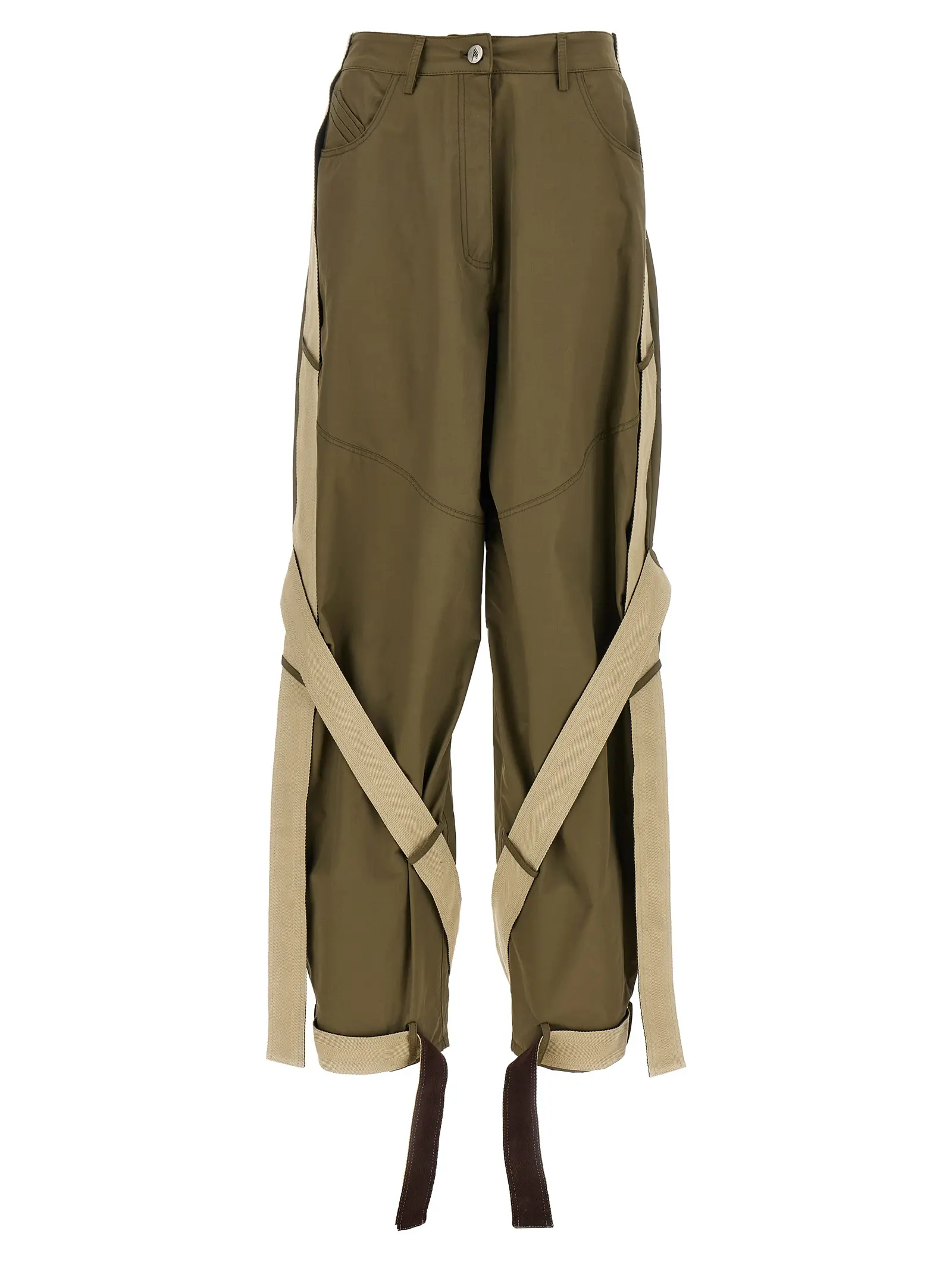 Штани Military The Attico Зелені 1 'Military' pants THE ATTICO Green