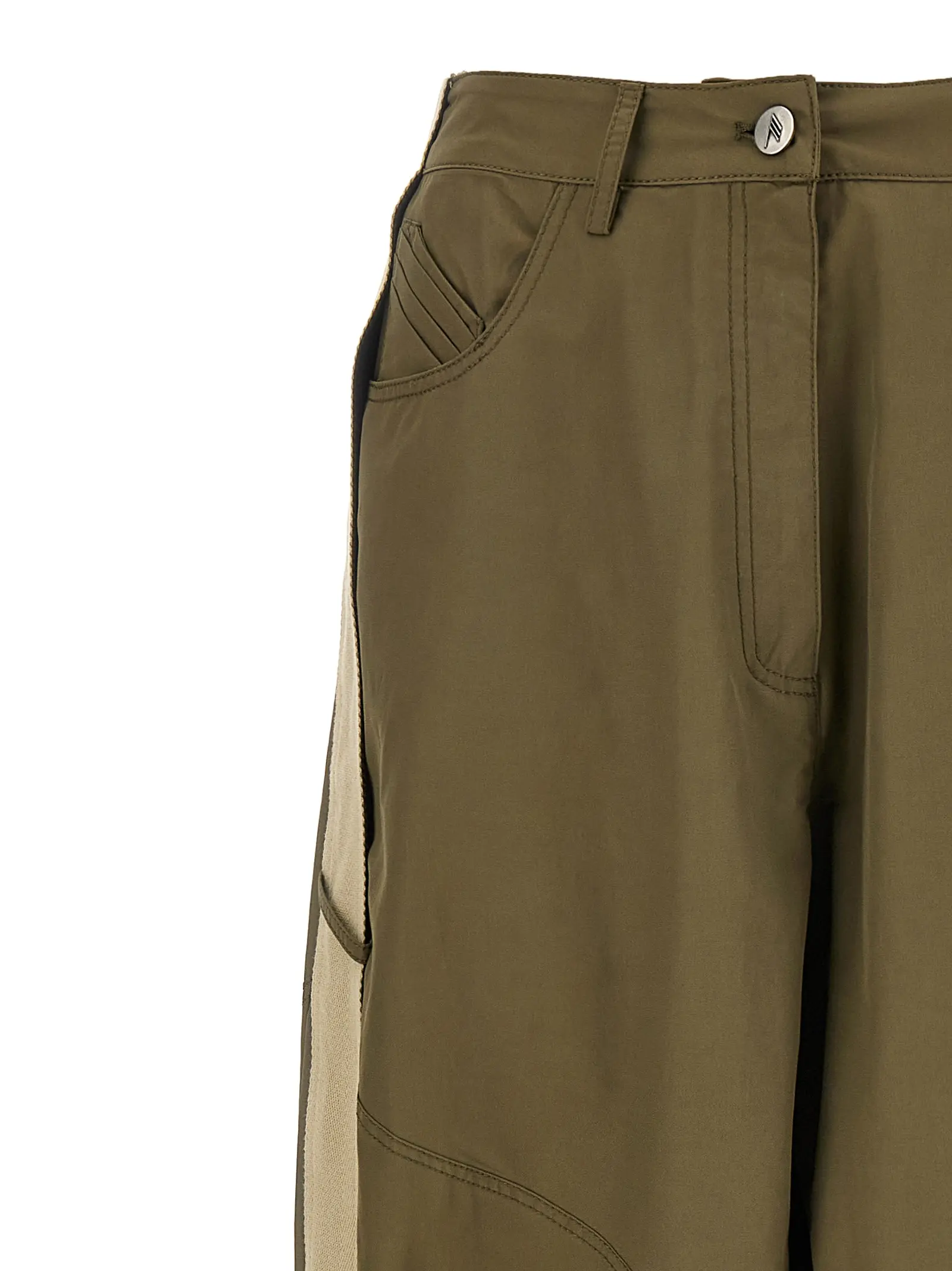 Штани Military The Attico Зелені 3 'Military' pants Woman THE ATTICO Green